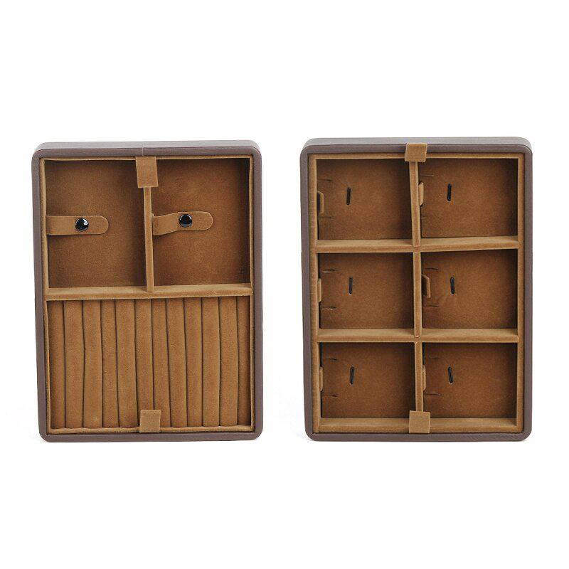 Nécessaire maletinha para joias – porta-joias com 2 compartimentos (modelo 1) Rede Canan