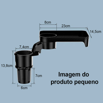Bandeja/suporte para carro - ajustável e com rotação de até 360 graus Rede Canan