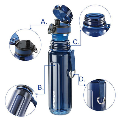 Garrafa de água à prova de vazamento 350ml/500ml/950ml/1500ml Rede Canan