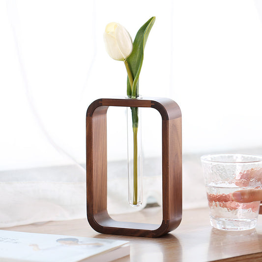 Vaso de vidro sofisticado para planta 1 Rede Canan