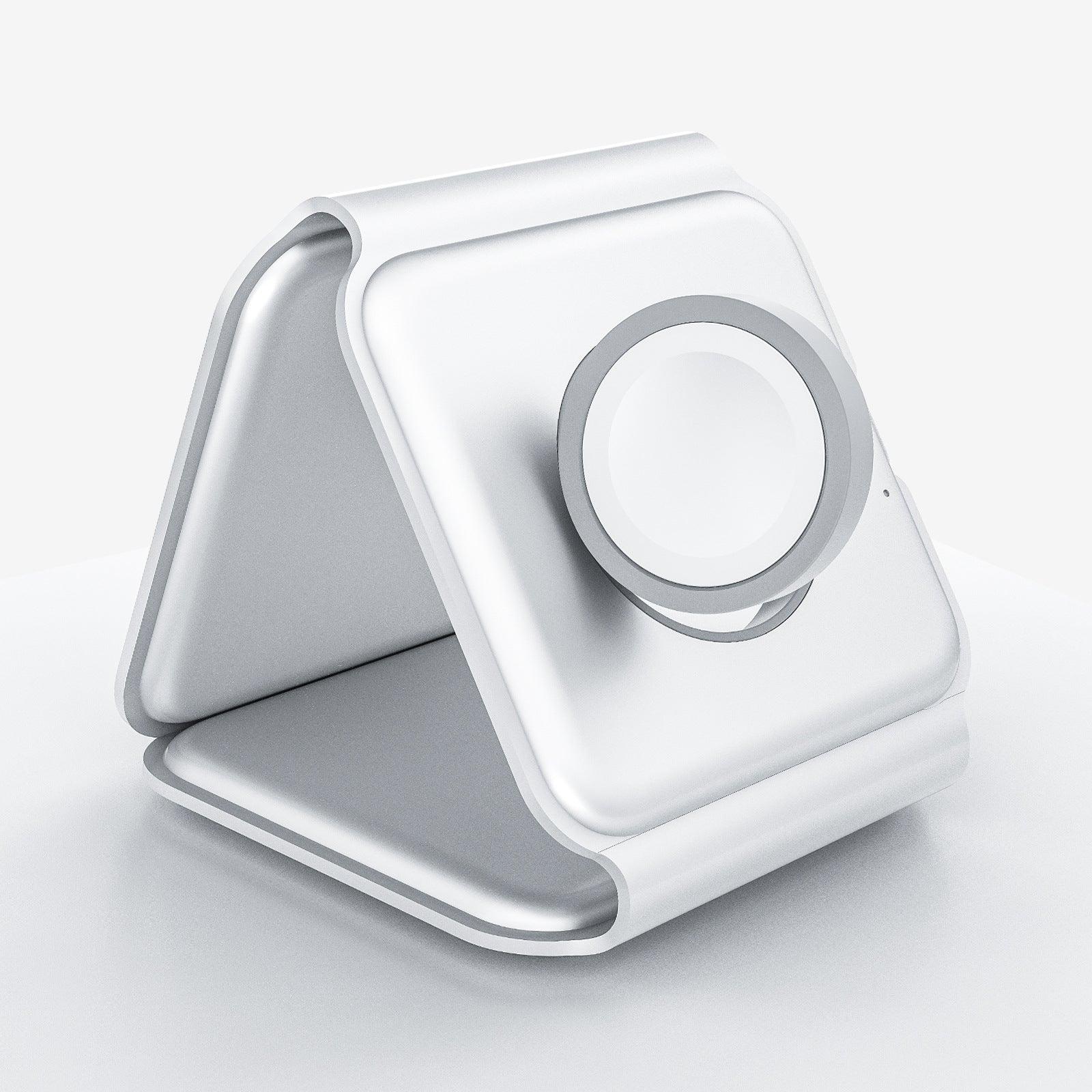 Carregador portátil sem fio dobrável 3 em 1 (compatível com iPhones MagSafes) - Rede Canan