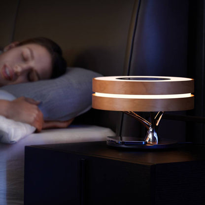 Luminária árvore multifunções – carregador sem fio e por indução acoplado para celular e bluetooth 5.0 Rede Canan