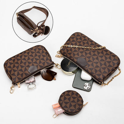 Bolsas femininas com porta-moedas coleção luxo Rede Canan
