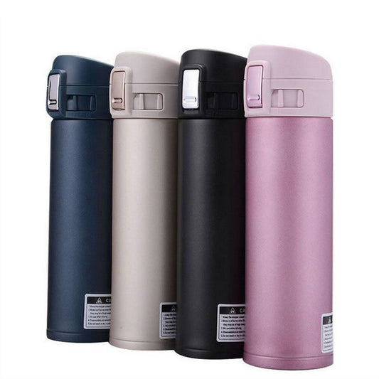 Garrafa térmica inox à prova de vazamento 500ml Rede Canan