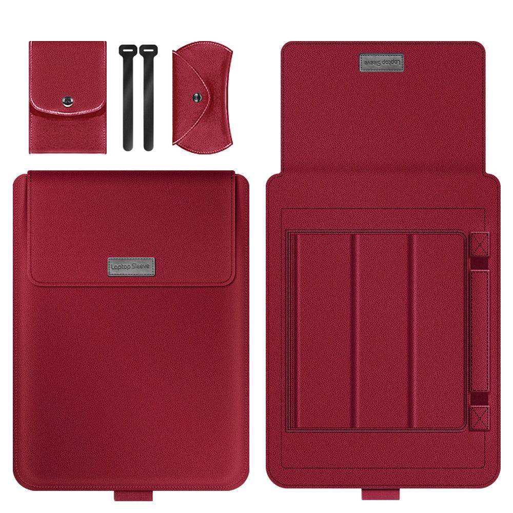 Mouse pad / pasta com suporte para notebook + estojo para mouse e estojo para carregador - Rede Canan