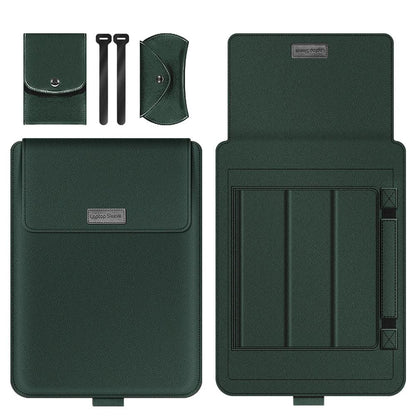 Mouse pad / pasta com suporte para notebook + estojo para mouse e estojo para carregador - Rede Canan