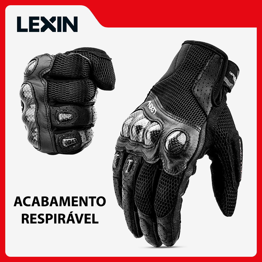 Luvas de proteção térmica com tecnologia touch screen para motociclistas - Rede Canan