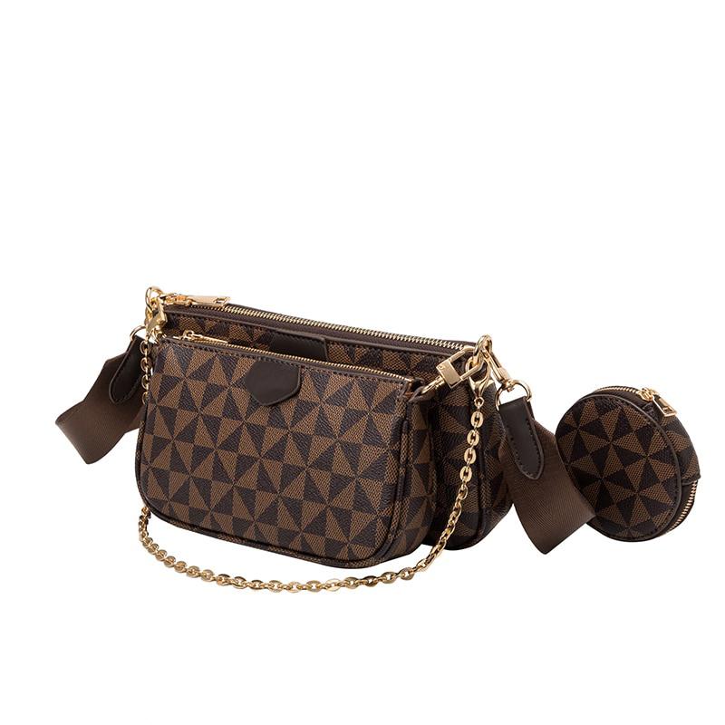 Bolsas femininas com porta-moedas coleção luxo Rede Canan