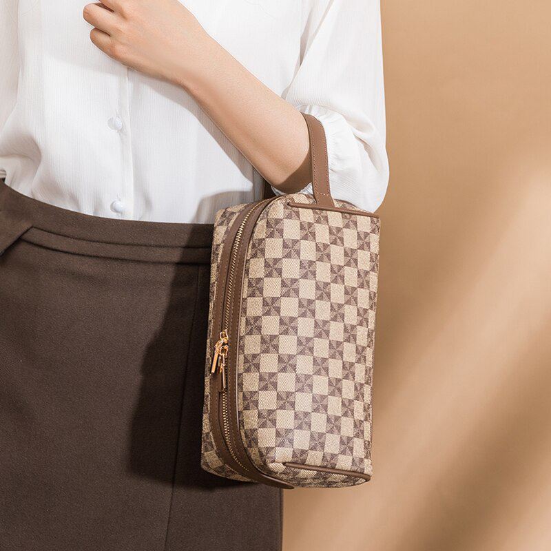 Estojo/nécessaire/bolsa feminina coleção luxo (modelo 3) Rede Canan