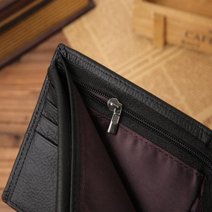 Carteira premium masculina de couro - Rede Canan