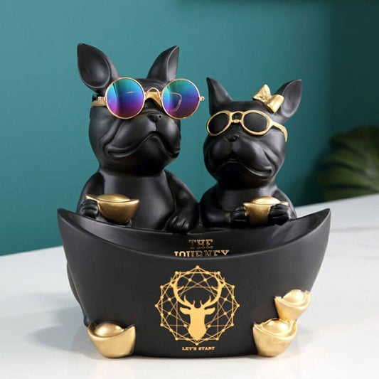 Porta-objetos cachorro buldogue 27 Rede Canan