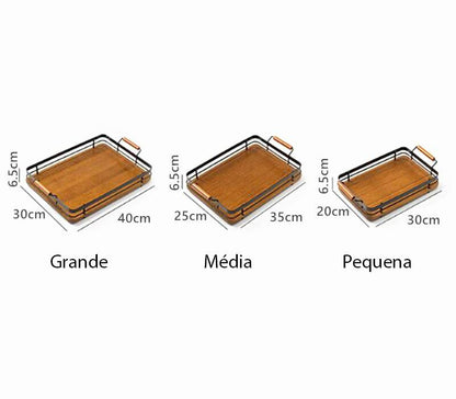 Bandeja para alimentos e produtos variados (modelo 2) Rede Canan