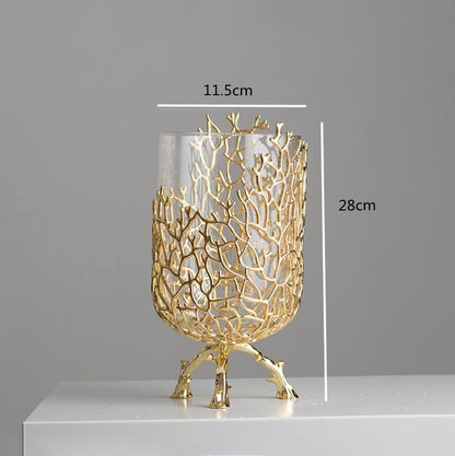 Vaso de vidro sofisticado para planta (modelo 13) Rede Canan