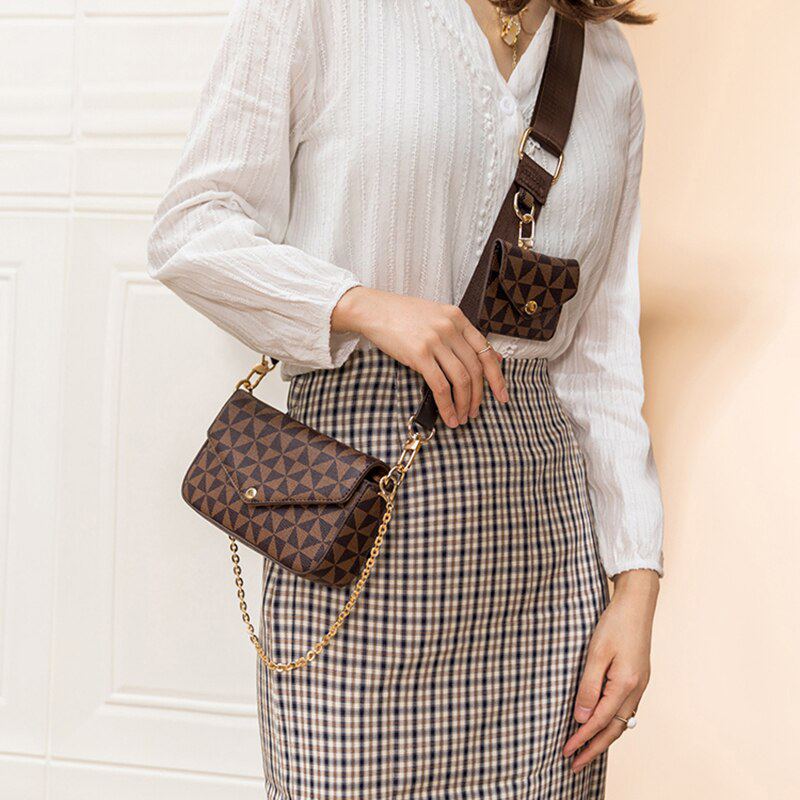 Bolsa feminina coleção luxo (modelo 7) Rede Canan