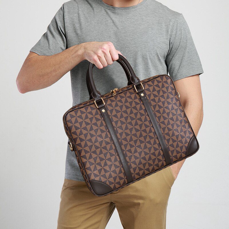 Bolsa/pasta feminina e masculina coleção requinte (modelo 1) Rede Canan