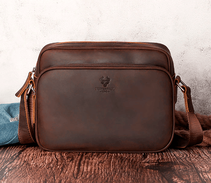 Nécessaire/bolsa de couro masculina - Rede Canan