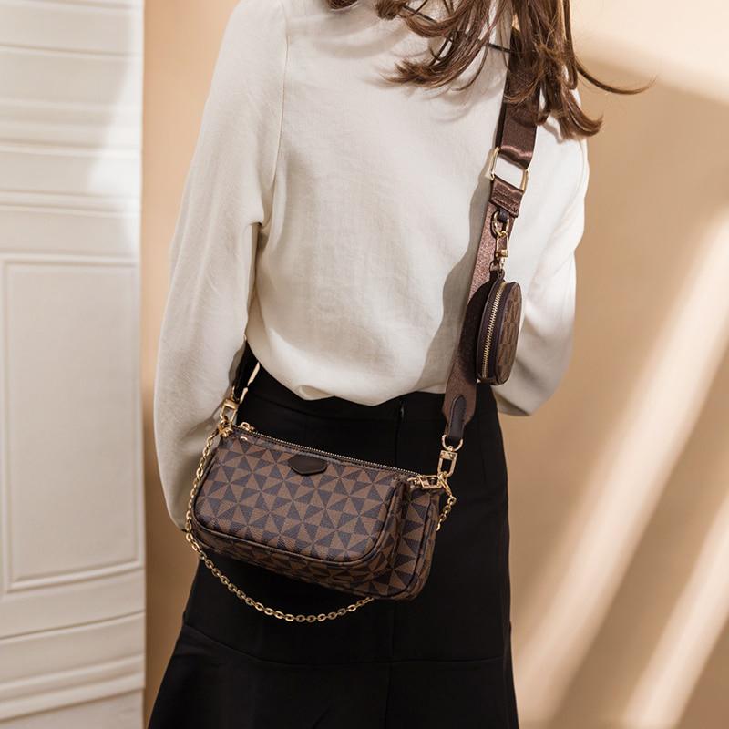 Bolsas femininas com porta-moedas coleção luxo Rede Canan