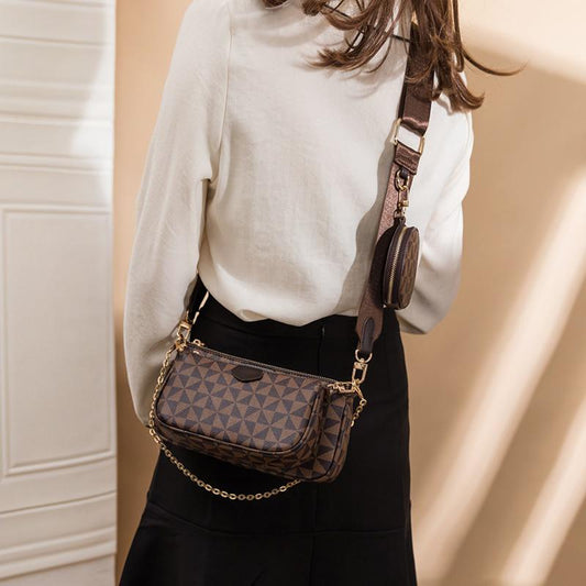 Bolsas femininas com porta-moedas coleção luxo Rede Canan