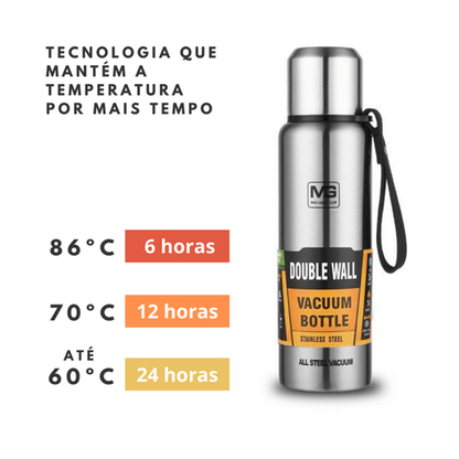 Garrafa térmica inox MG original ® - Rede Canan