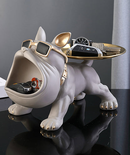 Porta-objetos cachorro buldogue 7 Rede Canan