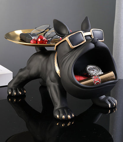 Porta-objetos cachorro buldogue 7 Rede Canan