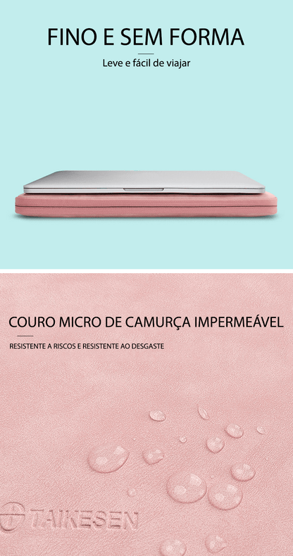Pasta para notebook à prova d'água 13/14/15,4/15,6 polegadas e bolsa para carregador - Rede Canan