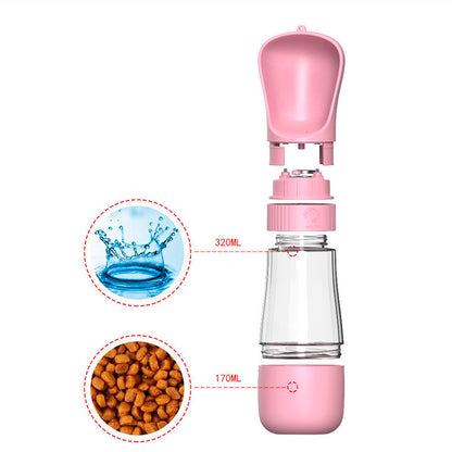 Garrafa com dispenser de água para pets Rede Canan