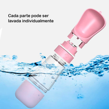 Garrafa com dispenser de água para pets Rede Canan