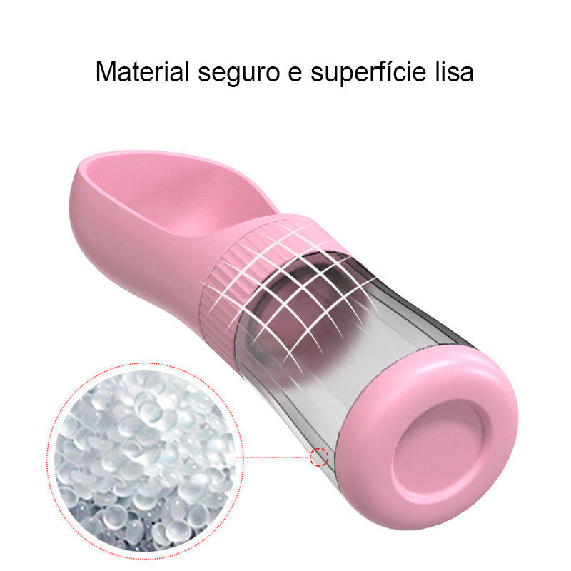 Garrafa com dispenser de água para pets Rede Canan