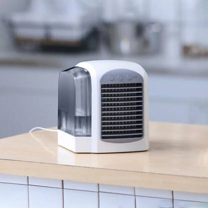 Mini refrigerador/ar condicionado/ventilador portátil com entrada USB (modelo 2) Rede Canan