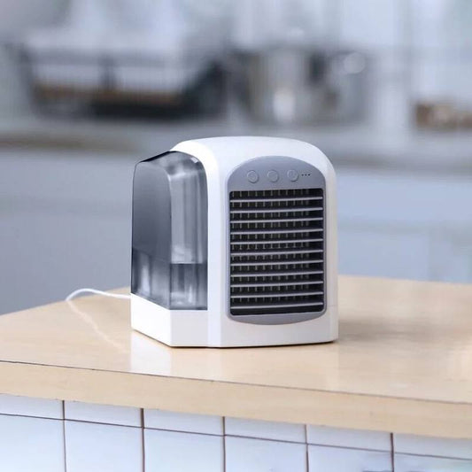 Mini refrigerador/ar condicionado/ventilador portátil com entrada USB (modelo 2) Rede Canan