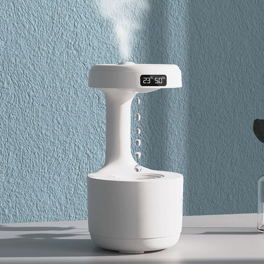Umidificador de ar antigravidade com efeito de gotas de água levitando e entrada USB (800ml) Rede Canan