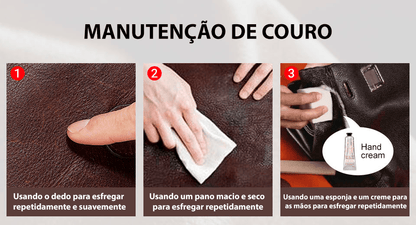 Nécessaire/bolsa de couro masculina - Rede Canan