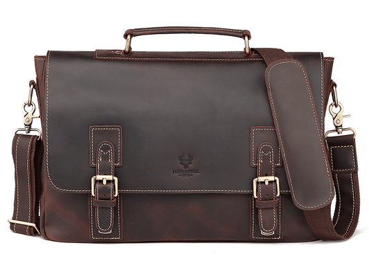 Bolsa/pasta de couro masculina - Rede Canan