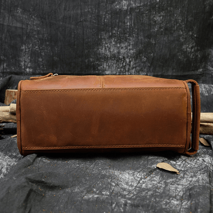 Nécessaire/estojo de couro masculina - Rede Canan