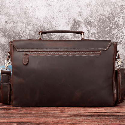 Bolsa/pasta de couro masculina - Rede Canan
