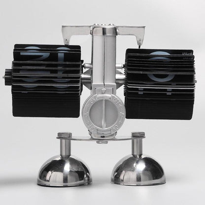 Relógio de mesa com página giratória automática - Rede Canan