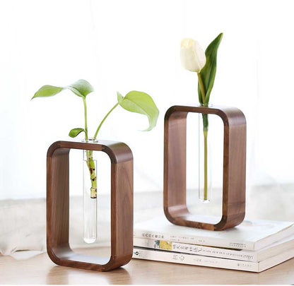 Vaso de vidro sofisticado para planta 1 Rede Canan